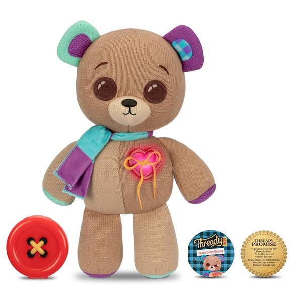 NEW Interactive 14" Teddy Bear Plush Toy 70+ Expressions and Reactions Feelings - Picture 7 of 15